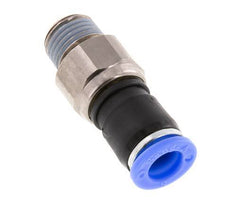 Junta giratoria de 8 mm y R1/4'' Rosca macho de latón niquelado/PBT NBR giratorio