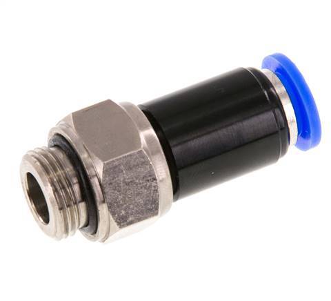 Junta giratoria de 10mm y G3/8'' Roscas macho de latón niquelado/PBT NBR Giratorio