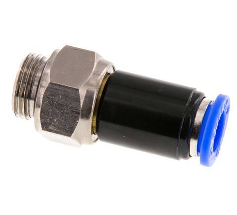 Junta giratoria de 10mm y G3/8'' Roscas macho de latón niquelado/PBT NBR Giratorio