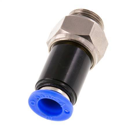 Junta giratoria de 10mm y G3/8'' Roscas macho de latón niquelado/PBT NBR Giratorio