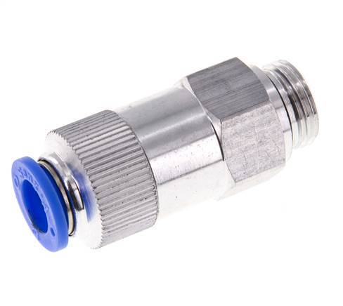 Válvula de retención a presión de 12 mm y G1/2'' macho de aluminio con rosca de 0,2-10 bares (3-145 psi) - Manguera