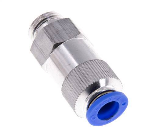 Válvula de retención a presión de 12 mm y G1/2'' macho de aluminio con rosca de 0,2-10 bares (3-145 psi) - Manguera