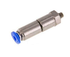 Junta giratoria rápida de 4mm y M5 Roscas macho de latón niquelado/PBT NBR Giratorio