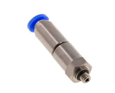 Junta giratoria rápida de 4mm y M5 Roscas macho de latón niquelado/PBT NBR Giratorio