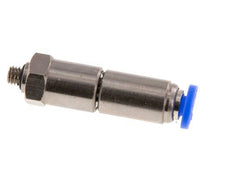 Junta giratoria rápida de 4mm y M5 Roscas macho de latón niquelado/PBT NBR Giratorio
