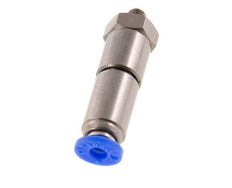 Junta giratoria rápida de 4mm y M5 Roscas macho de latón niquelado/PBT NBR Giratorio