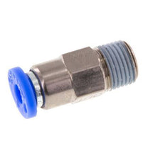 Válvula de retención a presión de 4 mm y R1/8'' macho de latón/PBT 0,2-10bar (3-145psi) con rosca para manguera