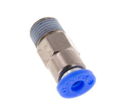 Válvula de retención a presión de 4 mm y R1/8'' macho de latón/PBT 0,2-10bar (3-145psi) con rosca para manguera