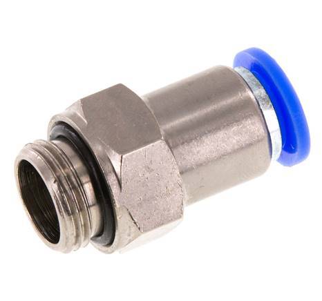 Racor rápido de 10 mm y G3/8'' macho con cierre automático de latón/PBT 0-10bar (0-145psi)