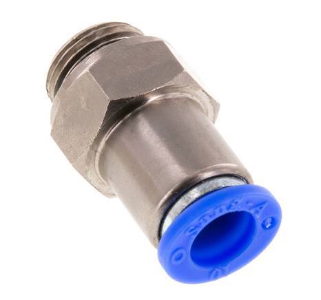 Racor rápido de 10 mm y G3/8'' macho con cierre automático de latón/PBT 0-10bar (0-145psi)