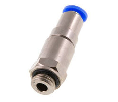 Junta giratoria rápida de 6mm y G1/4'' Roscas macho de latón niquelado/PBT NBR Giratorio