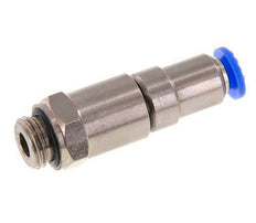 Junta giratoria rápida de 6mm y G1/4'' Roscas macho de latón niquelado/PBT NBR Giratorio
