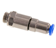 Junta giratoria rápida de 6mm y G1/4'' Roscas macho de latón niquelado/PBT NBR Giratorio