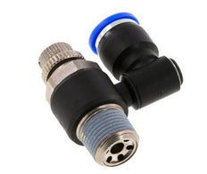 Silenciador de control de flujo Meter-Out Giratorio 10 mm - R3/8'' Latón/PA 66