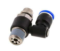 Silenciador de control de flujo Meter-Out Giratorio 10 mm - R3/8'' Latón/PA 66
