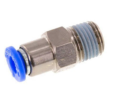 Válvula de retención a presión de 6mm y R1/4'' macho de latón/PBT 0,2-10bar (3-145psi) con rosca para manguera