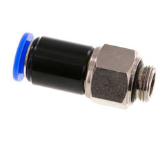 Junta giratoria de 12mm y G3/8'' Roscas macho de latón niquelado/PBT NBR Giratorio