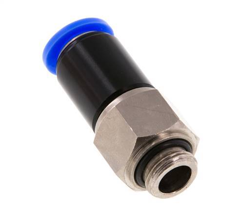 Junta giratoria de 12mm y G3/8'' Roscas macho de latón niquelado/PBT NBR Giratorio