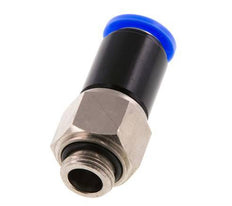 Junta giratoria de 12mm y G3/8'' Roscas macho de latón niquelado/PBT NBR Giratorio