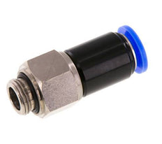 Junta giratoria de 12mm y G3/8'' Roscas macho de latón niquelado/PBT NBR Giratorio