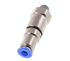 Junta giratoria rápida de 6mm y R1/8'' Roscas macho de latón niquelado/PBT NBR Giratorio
