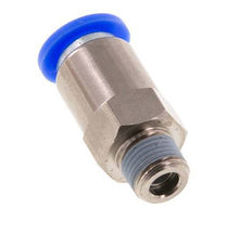 Válvula de retención a presión de 8mm y R1/8'' macho de latón/PBT 0,2-10bar (3-145psi) con rosca para manguera