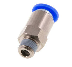 Válvula de retención a presión de 8mm y R1/8'' macho de latón/PBT 0,2-10bar (3-145psi) con rosca para manguera