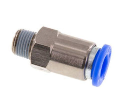 Válvula de retención a presión de 8mm y R1/8'' macho de latón/PBT 0,2-10bar (3-145psi) con rosca para manguera