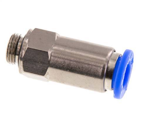 Válvula de retención a presión de 8 mm y G1/8'' macho de latón/PBT 0,2-10bar (3-145psi) con rosca para manguera