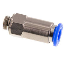 Válvula de retención a presión de 8 mm y G1/8'' macho de latón/PBT 0,2-10bar (3-145psi) con rosca para manguera
