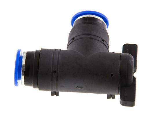 Válvula de bola de codo de 2 vías 12 mm plástico/latón
