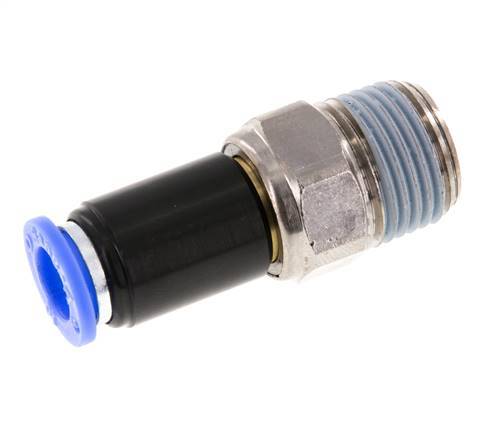 Junta giratoria de 10mm y R1/2'' Roscas macho de latón niquelado/PBT NBR Giratorio