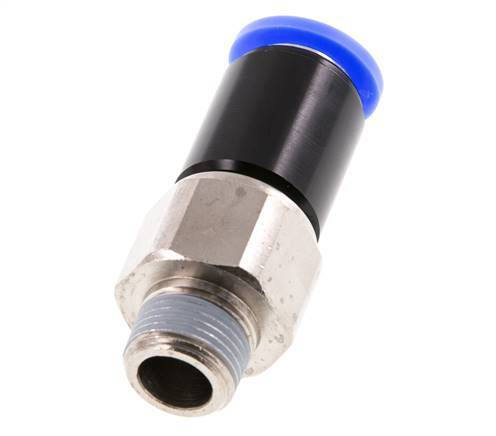 Junta giratoria de 12mm y R3/8'' Roscas macho de latón niquelado/PBT NBR Giratorio