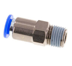 Válvula de retención a presión de 8 mm y R1/4'' macho de latón/PBT 0,2-10bar (3-145psi) con rosca para manguera