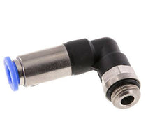 Racor rápido 8mm y G1/4'' Codo autoblocante macho Latón/PBT 0-10bar (0-145psi)