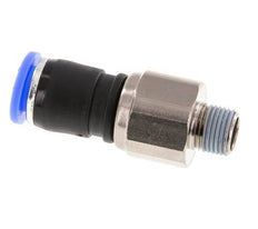 Junta giratoria de 8mm y R1/8'' Roscas macho de latón niquelado/PBT NBR Giratorio
