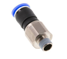 Junta giratoria de 8mm y R1/8'' Roscas macho de latón niquelado/PBT NBR Giratorio