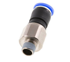 Junta giratoria de 8mm y R1/8'' Roscas macho de latón niquelado/PBT NBR Giratorio