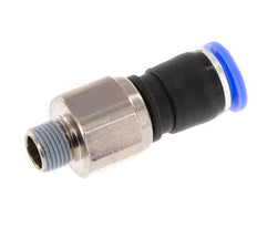 Junta giratoria de 8mm y R1/8'' Roscas macho de latón niquelado/PBT NBR Giratorio