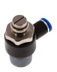 Silenciador de control de flujo Codo de salida de contador 8 mm - R1/2'' Latón/PA 66