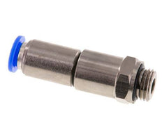 Junta giratoria rápida de 8mm y G1/4'' Roscas macho de latón niquelado/PBT NBR Giratorio