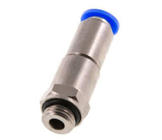 Junta giratoria rápida de 8mm y G1/4'' Roscas macho de latón niquelado/PBT NBR Giratorio