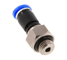 Junta giratoria de 4mm y G1/8'' Roscas macho de latón niquelado/PBT NBR Giratorio