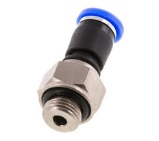 Junta giratoria de 4mm y G1/8'' Roscas macho de latón niquelado/PBT NBR Giratorio