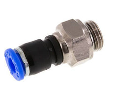 Junta giratoria de 6mm y G1/4'' Roscas macho de latón niquelado/PBT NBR Giratorio