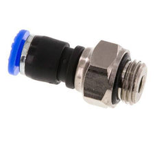 Junta giratoria de 6mm y G1/4'' Roscas macho de latón niquelado/PBT NBR Giratorio
