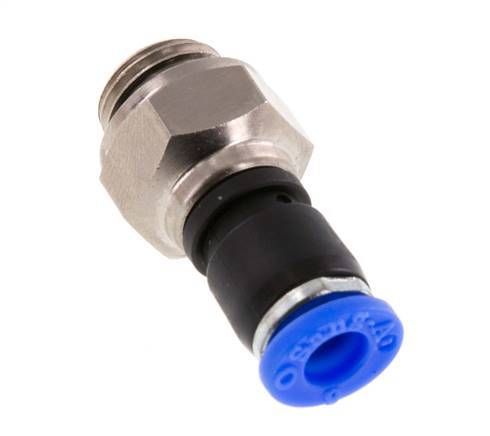 Junta giratoria de 6mm y G1/4'' Roscas macho de latón niquelado/PBT NBR Giratorio