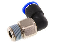 Codo de 12 mm y R1/2'' Junta giratoria con rosca macho de latón niquelado/PBT NBR giratorio
