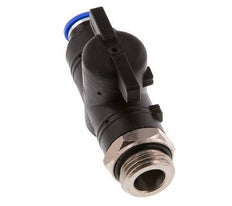 Válvula de bola recta de 2 vías 10 mm - G1/2'' Plástico/Latón