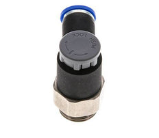Válvula reguladora de caudal Codo de salida de contador 8 mm - G3/8'' Latón/PA 66 Tuerca de seguridad